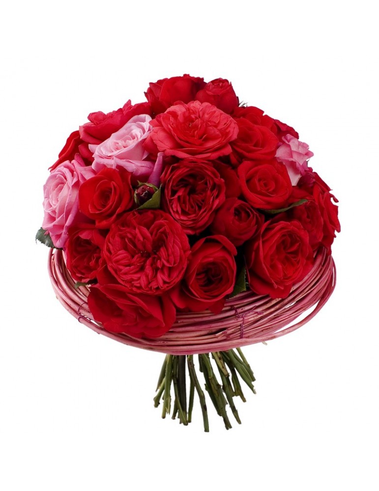 Bouquet de fleurs rouges