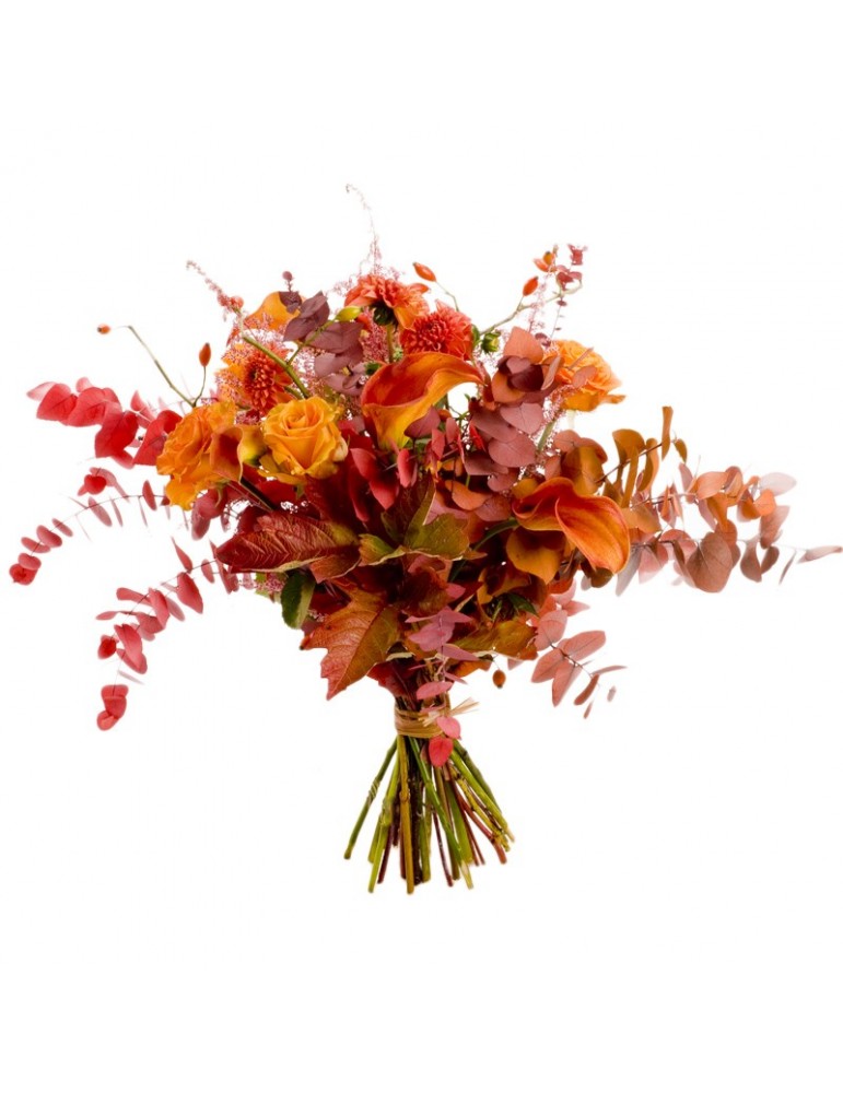 Bouquet haut, couleurs automne.