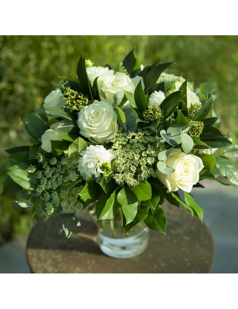 bouquet de fleurs blanches