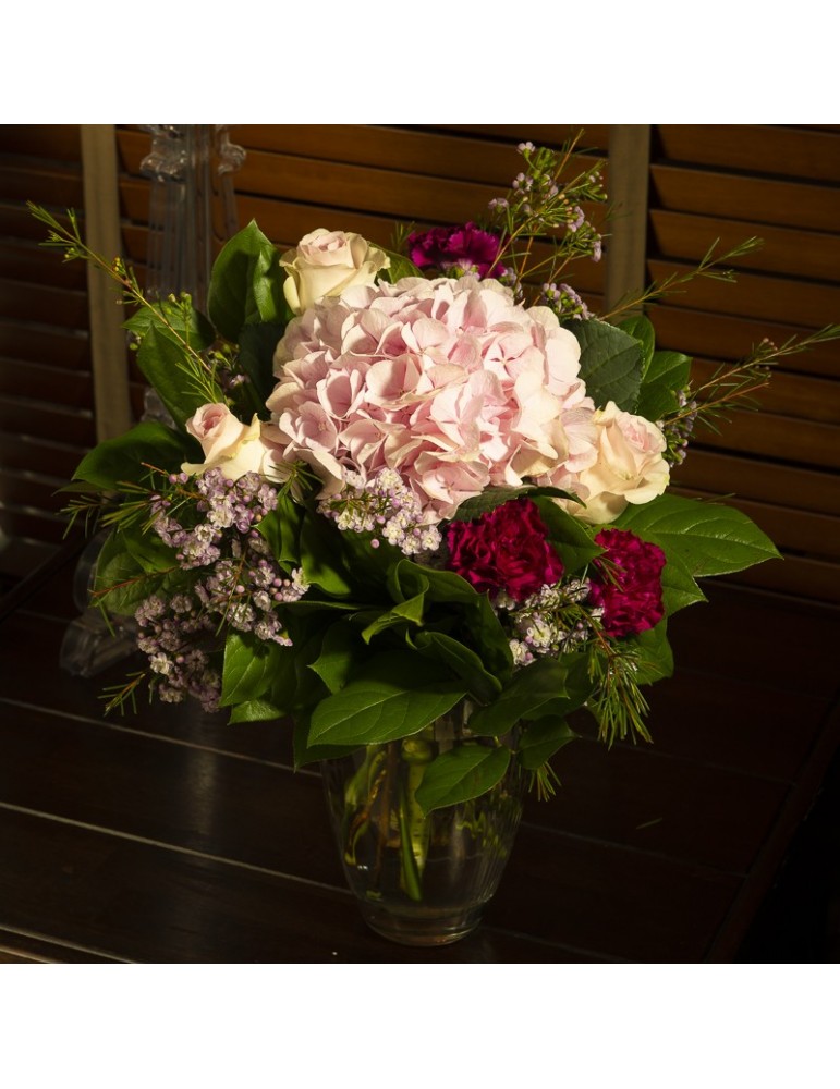 Bouquet de fleurs rond classique