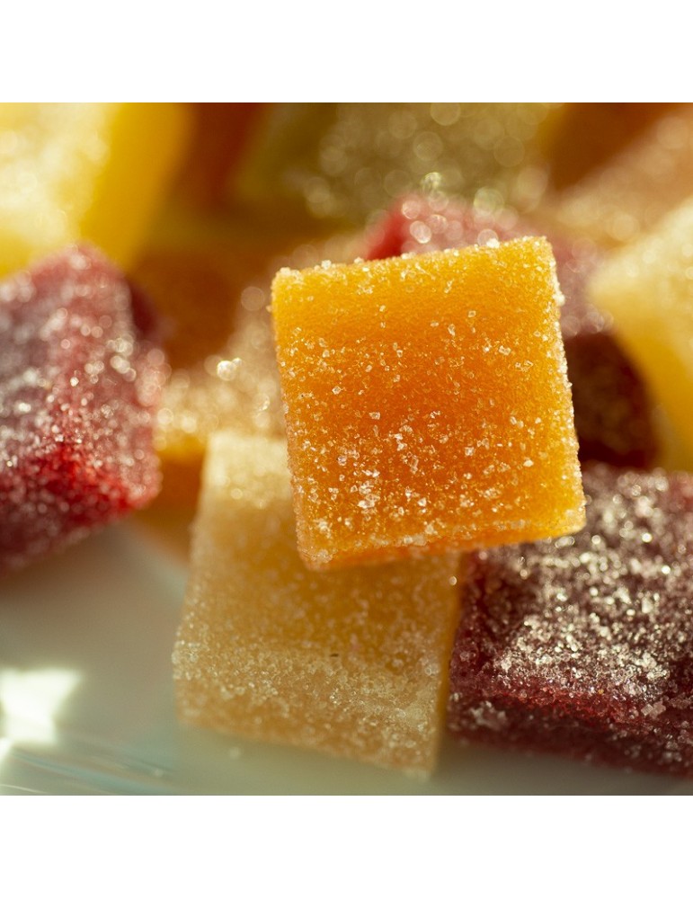 Pâtes de fruits gros plan