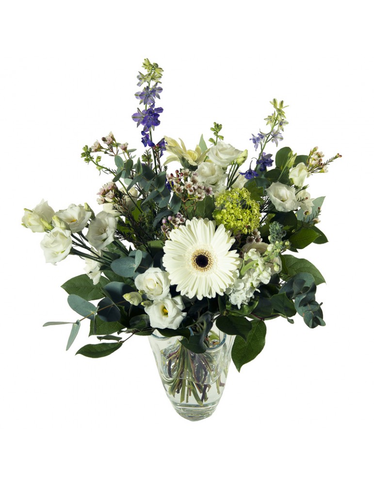 bouquet haut fleurs blanches