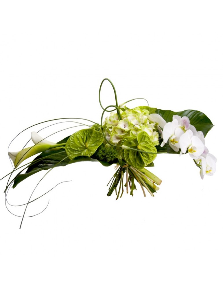 Grand bouquet blanc horizontal