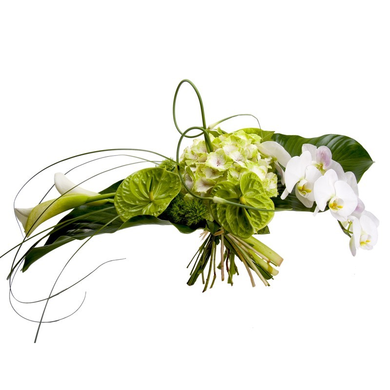 Grand bouquet blanc horizontal