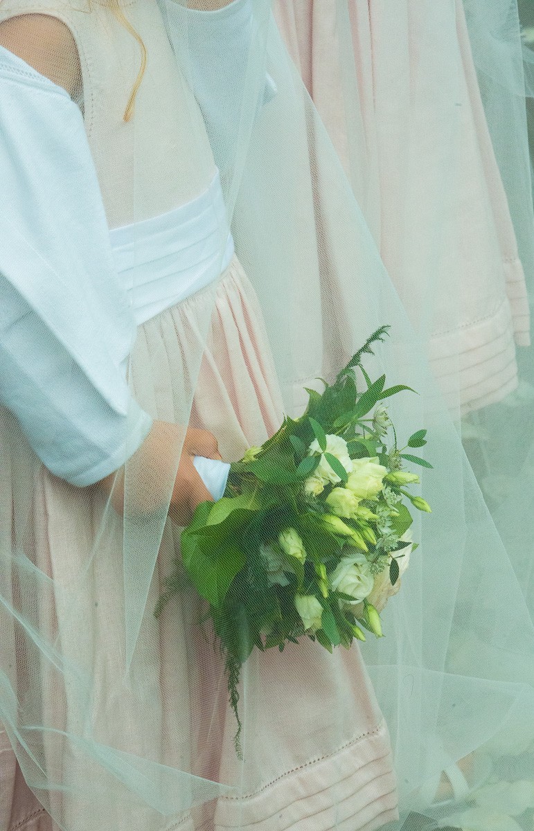 Mariage bouquet de fleurs demoiselle d'honneur